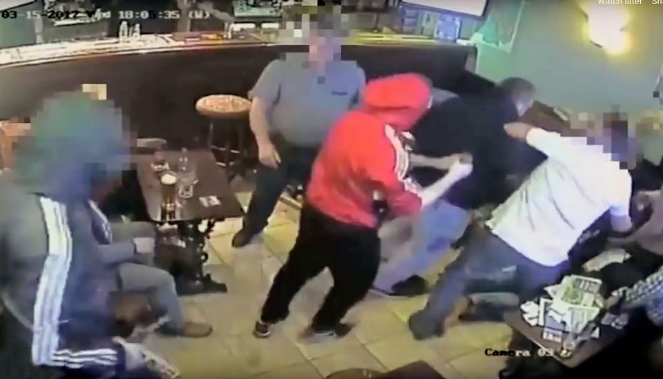 The attack in 2018 after which five men were jailed